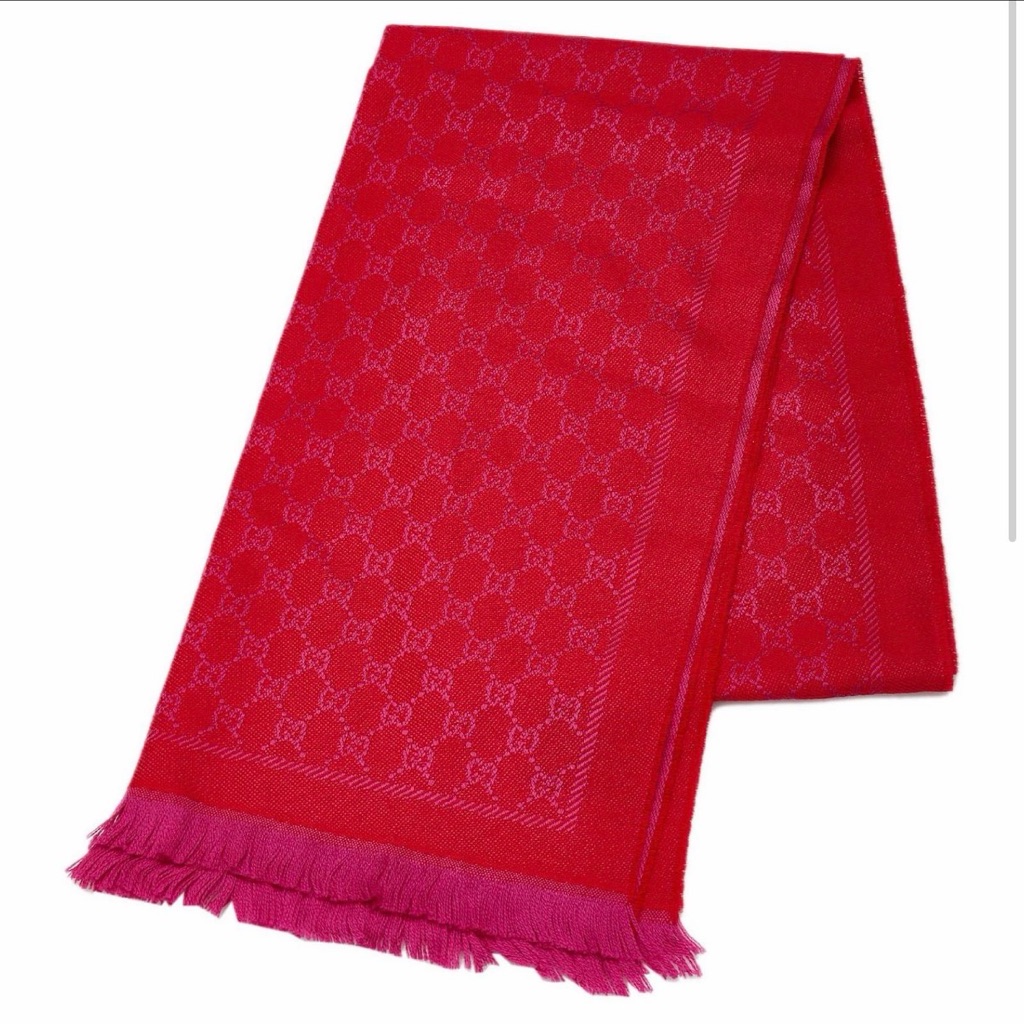 Gucci Gg Wool Scarf Scarf